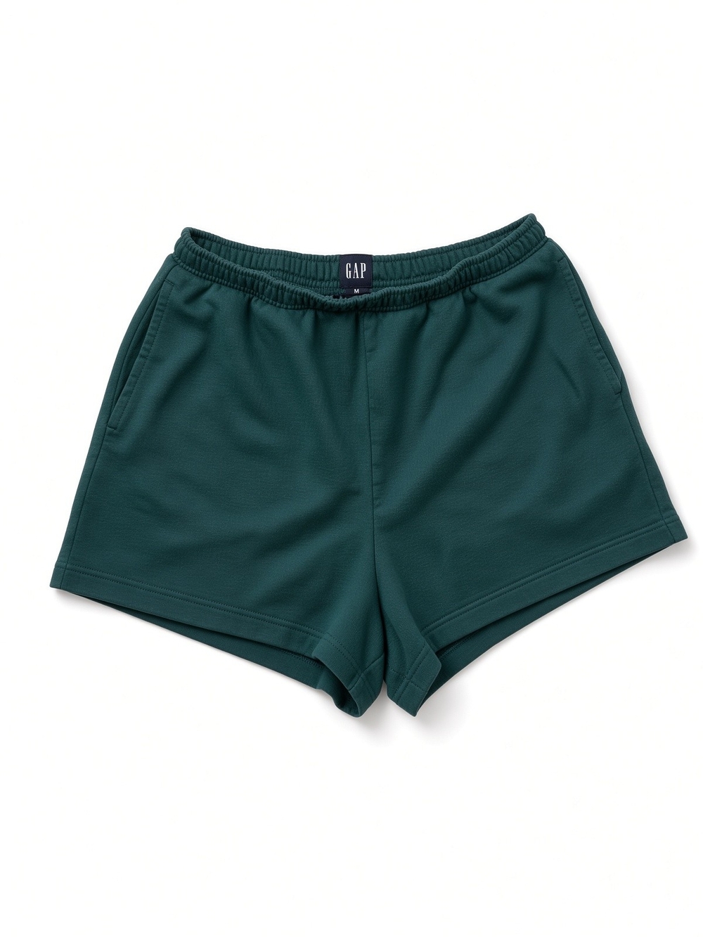GAP Women's Deep Teal Athletic Pull-On Shorts